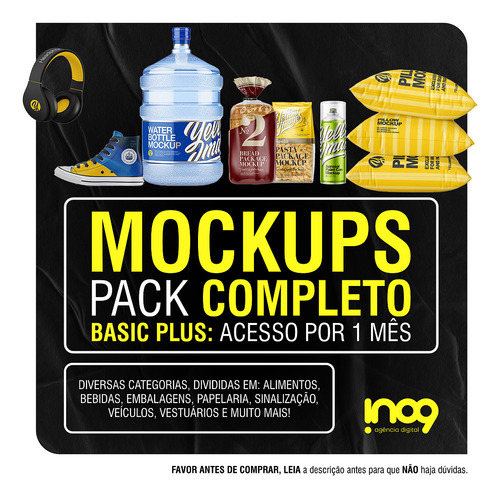 Mockups Super Pacote Yellow Images
