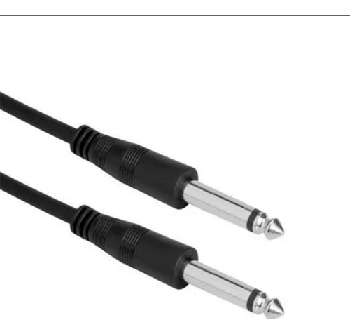 Cabo P10 Mono 1,50 Metros Sem Ruído Guitarra Violão Baixo