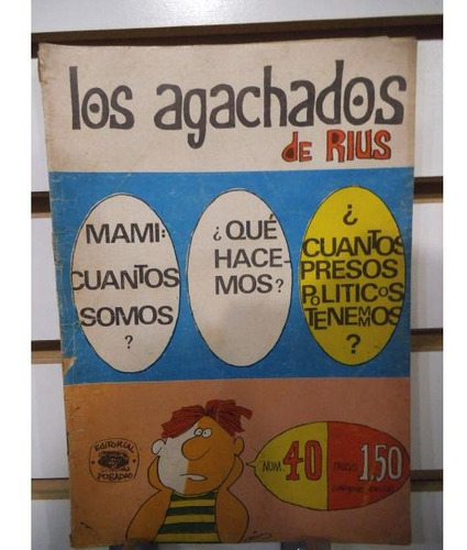 Comic Los Agachados De Rius 40 Editorial Posada Vintage