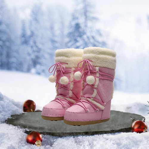 Botas De Nieve De Invierno Para Mujer, Botas Antideslizantes