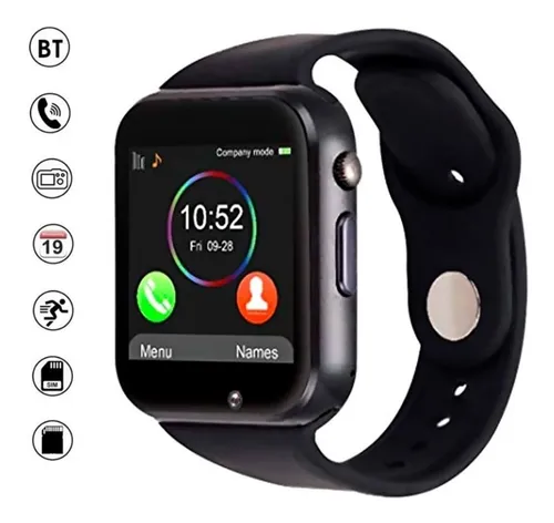 Smartwatch A1 Reloj Inteligente Bluetooth Sim Sd Cuotas sin inter s