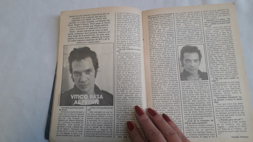 Revista Antigua * Canta Rock * N° 39 Cancionero (Usado)