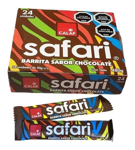 Chocolate Safari X 24 Barras