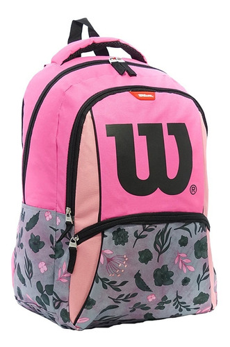 Imagen 1 de 10 de Mochila Wilson Mujer Urbana Deportes Gym Porta Notebook