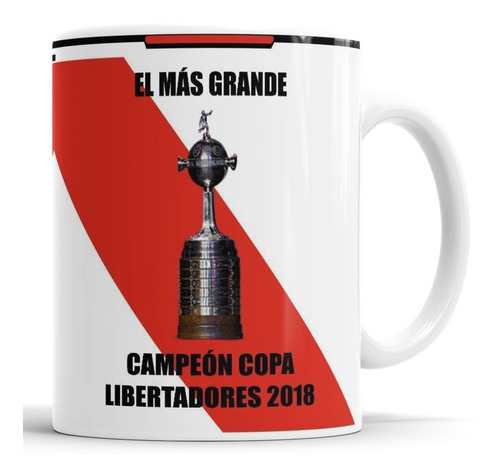 Taza De Cerámica River Plate Campeón Copa Libertadores 2018