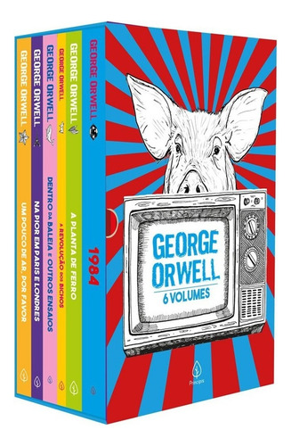 Box George Orwell, de Orwell, George. Série Clássicos da literatura mundial Ciranda Cultural Editora E Distribuidora Ltda., capa mole em português, 2021