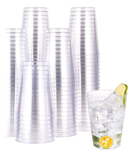 Vasos De Acrílico Corto Para Coctelería Tragos 210ml Mayor