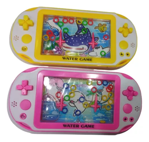 Brinquedo Infantil Jogo Aquaplay Water Game Argola Robô - Rosa