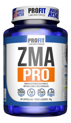 Zma Pro - Com Picolinato De Cromo - 90 Cápsulas - Profit