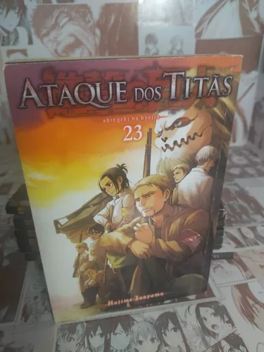 Ataque Dos Titãs Shingeki No Kyojin Mangá Vol. 23 Português