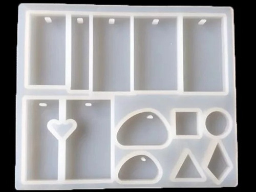 Imagen 8 de 10 de Molde Silicona Epoxi Resina Dijes Bisuteria Kawaii