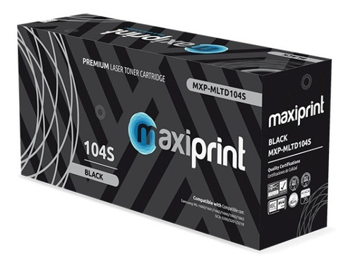 Toner Maxiprint Mxp-mltd104s Negro