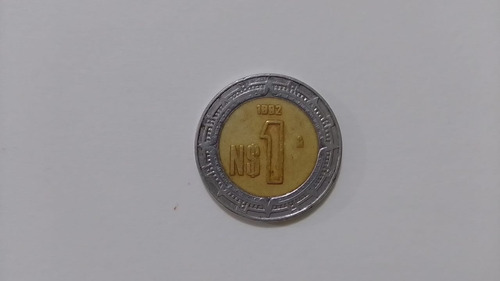 Moneda De 1 Peso 1882 De México Con Error De Acuñación