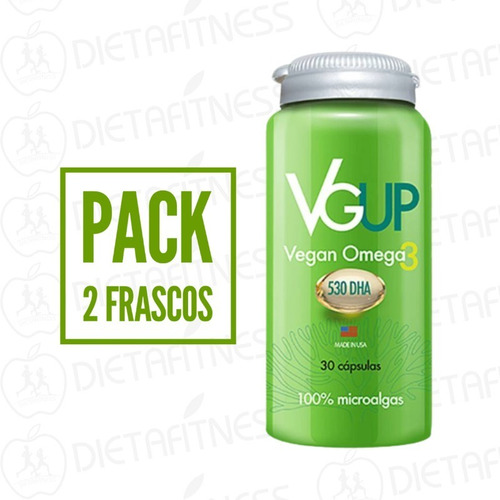 Imagen 1 de 2 de Omega 3 Up Vegano Dha 2 Frascos 30cap Newscience Dietafitnes