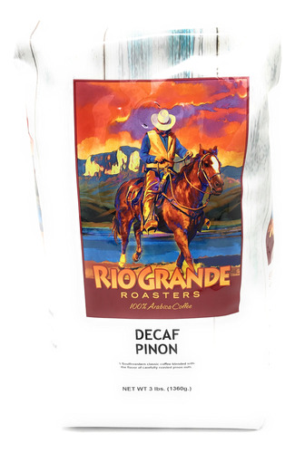 Rio Grande Roaster S Descafeinado Pinon Café En Grano Ente.