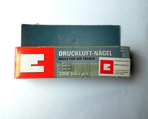 Imagen 5 de 10 de 3000 Clavos 50mm Clavadora Neumática Einhell Lusqtoff Total