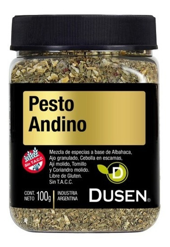 Pesto Andino Dusen X100gr Kosher Sin Tacc - Dw