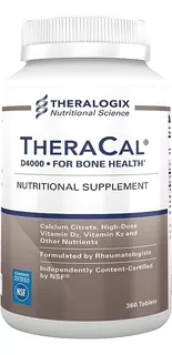 Theralogix Theracal D4000 360 Tabletas Apoyo Articular