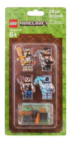Lego Minecraft Skin Pack 2 853610 - 28 Pz