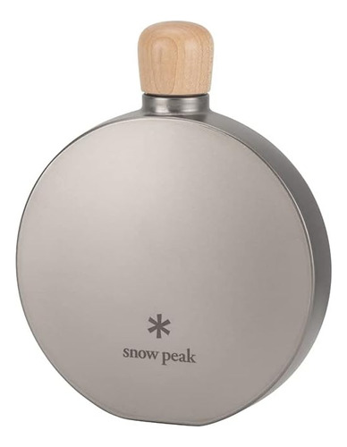 Snow Peak Titanium Flask - Esencial Para Acampar Ultraligero
