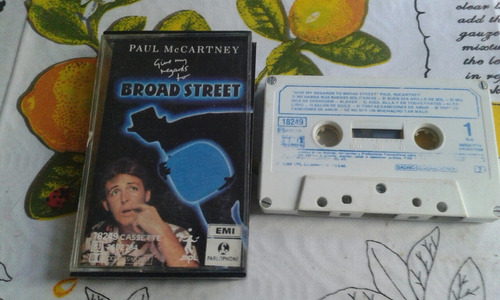 Cassette Paul Mc Cartney. Give My Regards To Broad Street