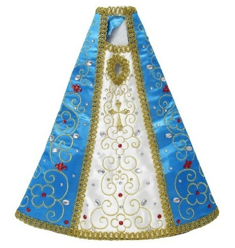 Manto De 43 Cm - Para La Virgen De Luján 