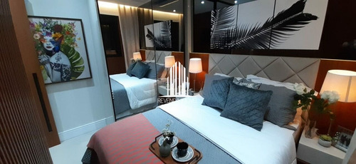 Imagem 12 de 13 de Apartamento 44 M² 1 Quarto 1 Vaga 1 Banheiro. Com Academia Aceita Animais Bicicletário Churrasqueira - Br33381
