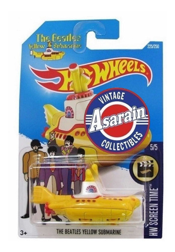 The Beatles Yellow Submarine Hot Wheels - 1/64