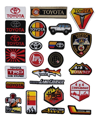 Parches Bordados Carros Toyota Land Cruiser, Campero, Runner