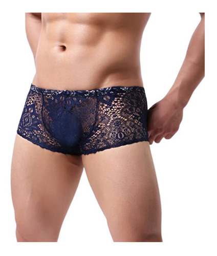 Boxer Hombre Mini Boxer Encaje Lenceria Masculino