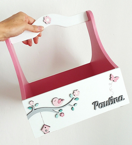 Imagen 3 de 10 de Cajas Porta Cosméticos Personalizadas - Decoración Infantil