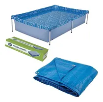 Comprar Kit Piscina 1000 Litros Mor - Piscina + Capa Cor Azul-claro Água