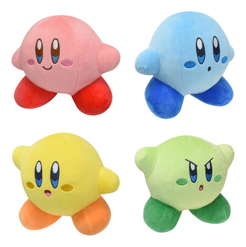 4pcs/set Kirby Peluche Muñeca Juguete Niños Cumpleaño Regalo