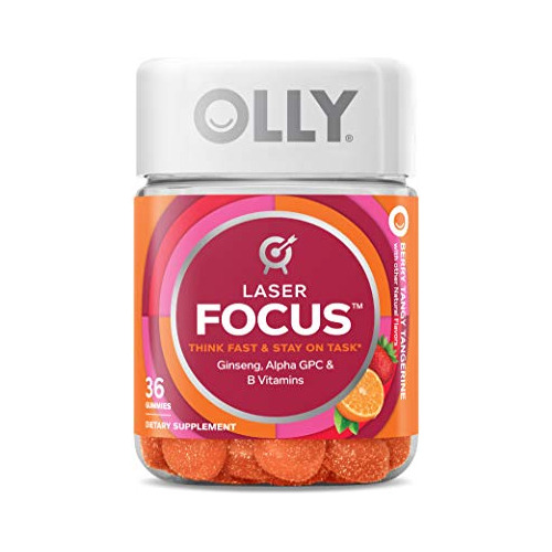 Olly Laser Focus Gummy, Suministro Para 18 Dias