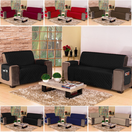 Kit Jogo Capa Protetor De Sofa 2 E 3 Lugares Matelado Oferta