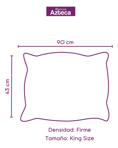Pacote Com 2 Unidades King Size Microfibra Firmes. Blancos A