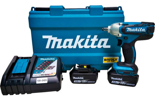 Chave De Impacto À Bateria 18v Com Maleta Dtw190rfe Makita 110V/220V