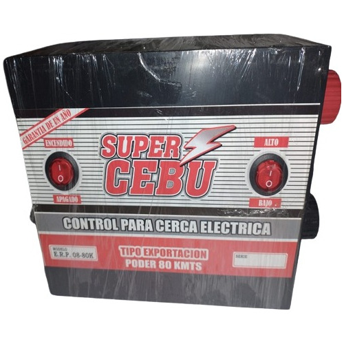 Impulsor Cerca Eléctrica Super Cebu 12 Ha 80km 110 Voltios 