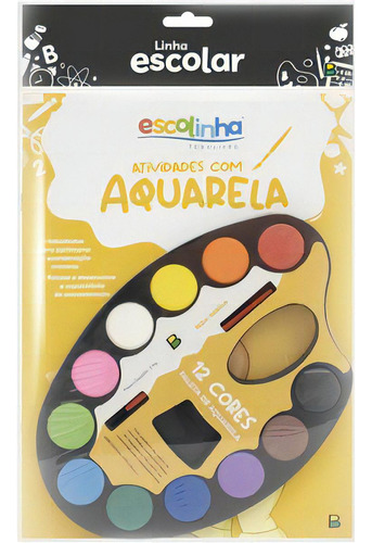 Linha Escolar Livro-kit Aquarela (escolinha), De Todolivro. Editora Brasileitura, Capa Mole, Edição 1 Em Português, 2023