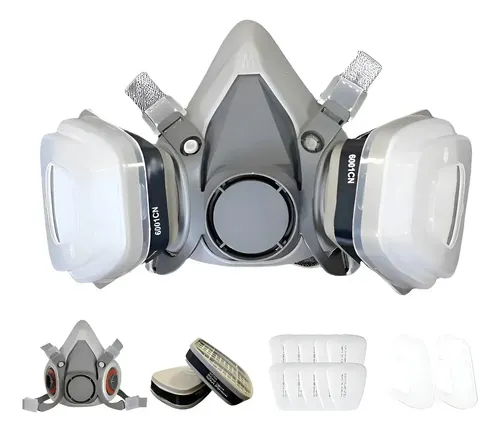 Máscara para Pintura Automotiva 6200 Semi Facial com Carvão Ativo + Kit Completo 10 Filtros 5n11 Respirador Premium... G — R$ 119,99 em Mercado Livre, 63% OFF