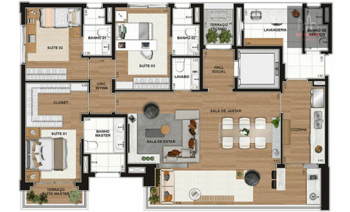 Imagem 17 de 17 de Apartamento Alto Padrão À Venda Com 3 Suítes No Itaim Bibi - Tc988