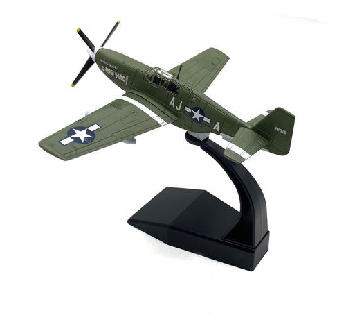 Colección De Aviones De Combate P51b Escala 1:72, Regalo