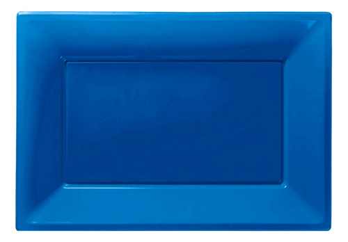 Pack De 3 Bandejas Rectangular Plástica 33x23 Cm, Colores