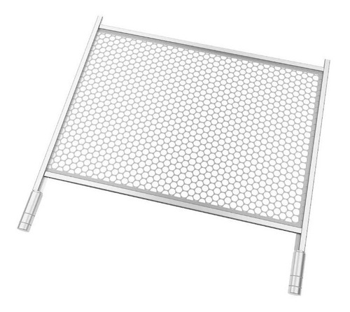Imagem 1 de 2 de Grelha Tela Moeda Inox 40x60 P/ Churrasqueira Cabo Alumínio