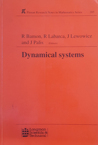 Dynamical Systems: Santiago De Chile 1990 - Bamon