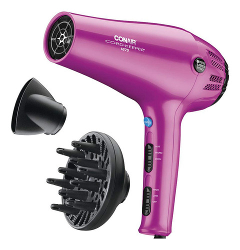 Conair  W Cord-keeper Secador De Pelo Con Ionizador; Col