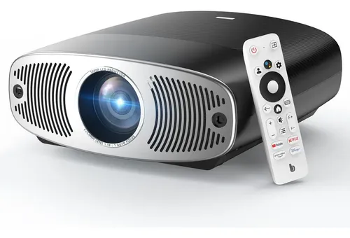Projetor Bettdow Android 4k 1000 Ansi Google Tv Preto com Wi-Fi - foto 1