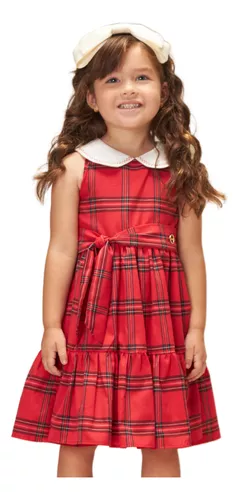 Vestido Xadrez Preto Branco Infantil Collie - Vestido Infantil - Magazine  Luiza