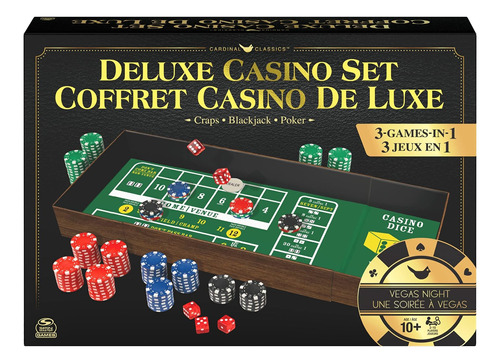 Juego De Casino De Lujo, 3 Juegos Clásicos En 1: Craps, Blac