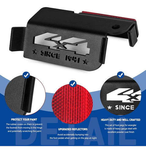 Estriberas Wrangler Mejoradas Compatibles Con Jeep Wrangler